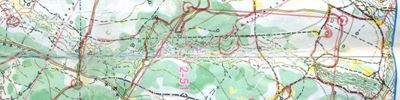 Orienteering map - Линия (азимуты)