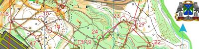 Orienteering map - Sprint