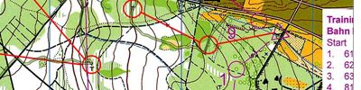 Карта спортивного ориентирования - Uhlandsruhe 28.05