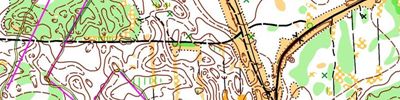 Orienteering map - Тренировка