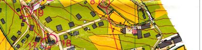 Orienteering map - Sprint -- Dittersdorf
