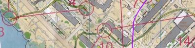 Карта спортивного ориентирования - Чемпионат Нижегородской области. 3-й день.