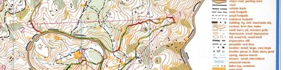 Карта спортивного ориентирования - Mt. Pinos Orienteering Weekend 2016 - Day 1