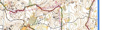 Карта спортивного ориентирования - Mt. Pinos Orienteering Weekend 2016 - Day 2