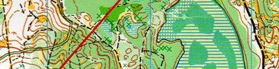 Orienteering map - ПФО 2 день