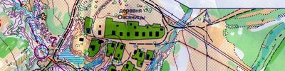 Карта за ориентиране - Всероссийские соревнования (в/к)