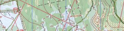 Карта спортивного ориентирования - Кубок России среди ветеранов, Дзержинск, Решетиха