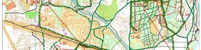 Карта за ориентиране - 2 этап Зимнего Кубка ДЮСШ Нижегородец