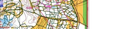 Карта за ориентиране - Ориентрование по насту. Чемпионат Смоленской области.