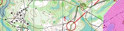 Карта за ориентиране - Чемпионат России