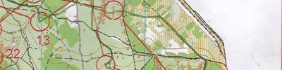 Карта за ориентиране - Чепионат Нижегородской области. Кросс.