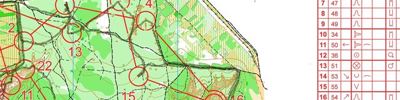 Orienteering map - Чемпионат Нижегородской области, Анкудиновка, Лонг