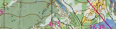 Orienteering map - Вачский азимут
