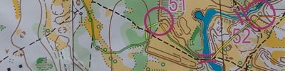 Orienteering map - Вачский азимут