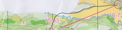 Orienteering map - Вачский азимут 2017. Классика. 3-й день, 1-я карта.