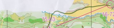 Orienteering map - Вачский азимут классика 1карта