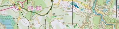 Orienteering map - Вачский азимут классика 2 карта