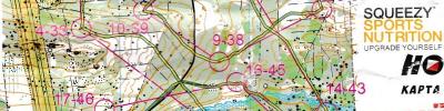 Orienteering map - Урал-2017