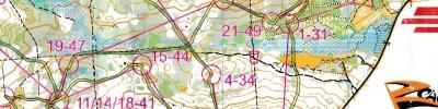 Orienteering map - Урал-2017