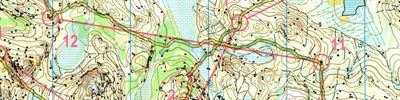 Orienteering map - Кубок Карельского Перешейка, день 2 (М21А, М40, М45)