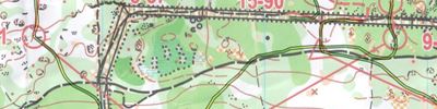 Orienteering map - Чебаркуль 2017