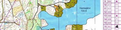 Orienteering map - Fin5 2017, day 2, a-long
