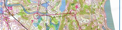 Orienteering map - Чемпионат СЗФО (Валдай)