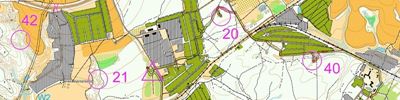Orienteering map - "По осенним следам"