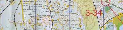 Orienteering map - Дубравушка, 2х этапная эстафета, 1 этап, 1 день