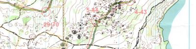 Карта за ориентиране - Чебаркульский медведь 1д