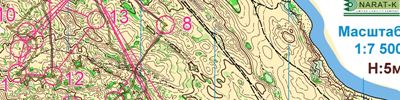Карта за ориентиране - Чемпионат России