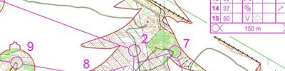 Orienteering map - Приз Деда Мороза
