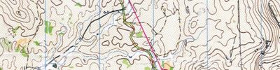 Orienteering map - First Water A-meet - Blue