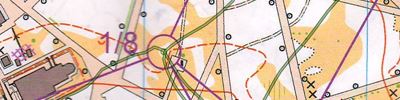 Orienteering map - Весенний призыв 2018, 2й этап, Интервальная, 1й круг