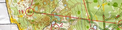 Orienteering map - Мемориал Лебединского 2018