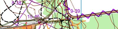 Карта спортивного ориентирования - MTBO, Кубок России, спринт