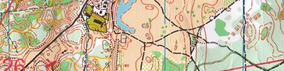 Карта спортивного ориентирования - Чемпионат Нижегородской области. Лонг.