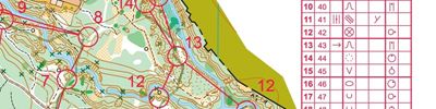 Карта спортивного ориентирования - Слёт ориентировщиков