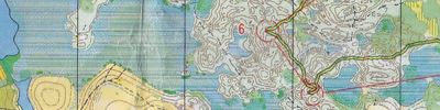 Orienteering map - Тренировка в Чудиново