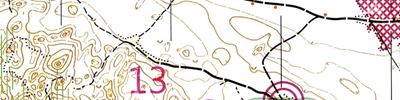 Карта спортивного ориентирования -  Jukola Traning - Map 6 - Hollola
