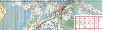Orienteering map - Тренировка в чудиново