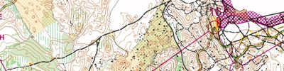 Карта спортивного ориентирования - Jukola 2018, leg 6, team #1326