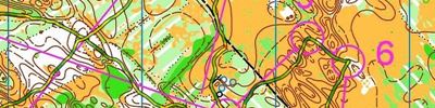 Карта за ориентиране - Pre-JWOC Training Izsak
