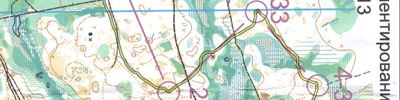 Orienteering map - Хрустальная призма 2013