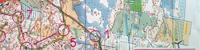 Orienteering map - fin5 3 день