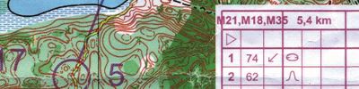 Orienteering map - Приз пржевальского 1 день
