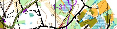 Карта спортивного ориентирования - MTBO, Estonian Championship, WRE, day 1, middle