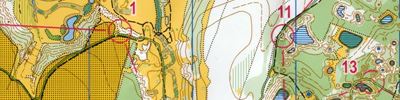 Orienteering map - Чемпионат Н.Новгорода, 3 день