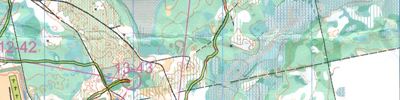 Orienteering map - Хрустальная призма, 2й день