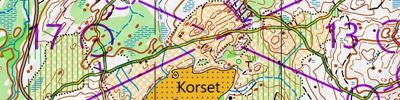 Карта за ориентиране - World Cup 2018 Pursuit